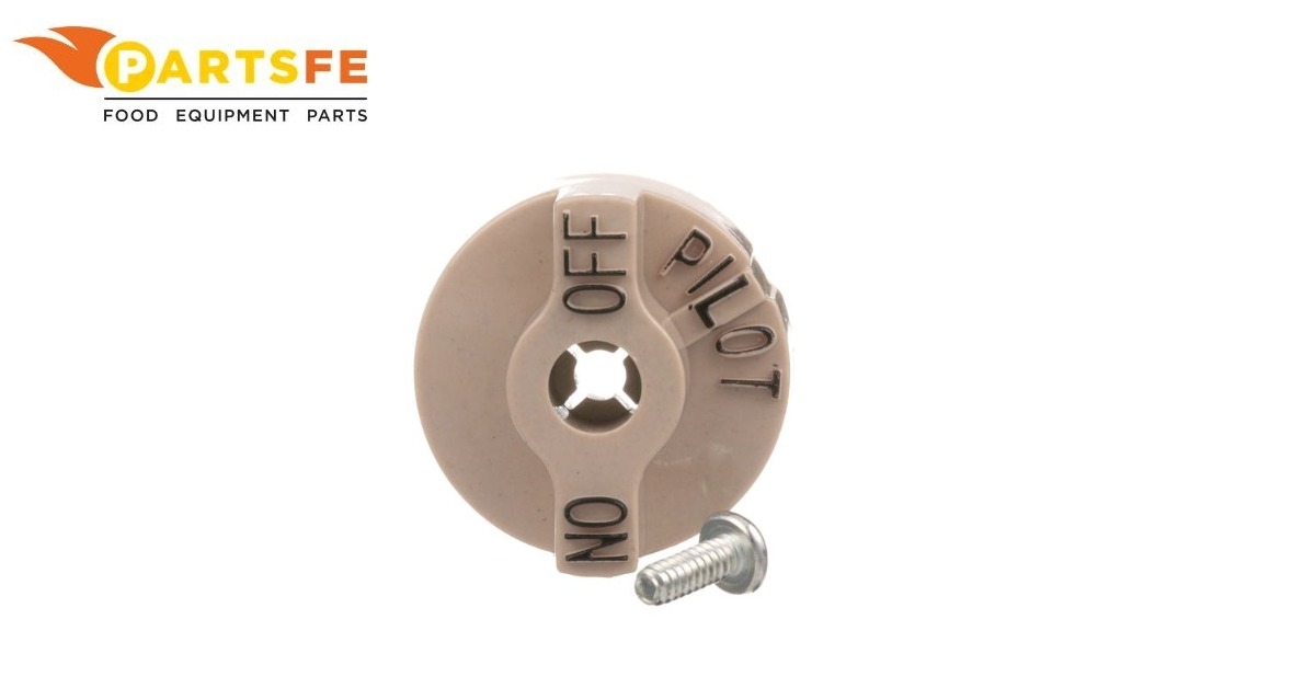  Frymaster 810-0109 Gas Valve Knob W/Screw 1-1/4 DIA OFF-PILOT-ON