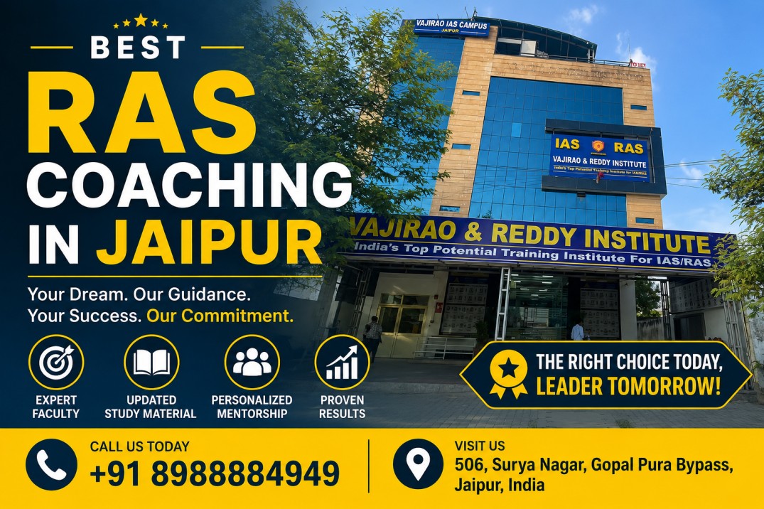  Best RAS Coaching in Jaipur- Vajirao and Reddy Institute