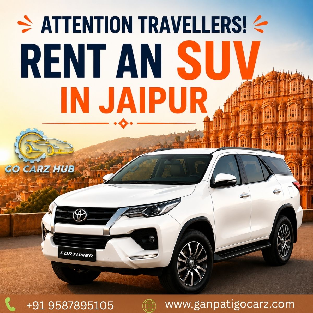  Attention Travellers! Rent an SUV in Jaipur