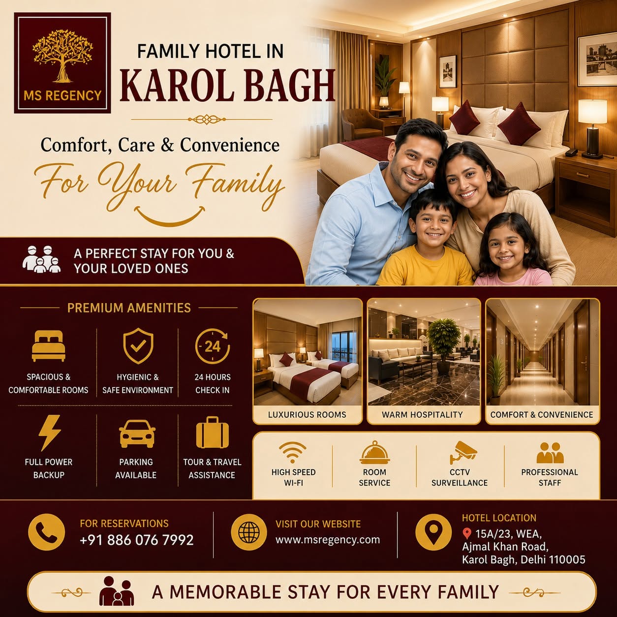  Hotel Near BLK Hospital  - Comfortable Stay