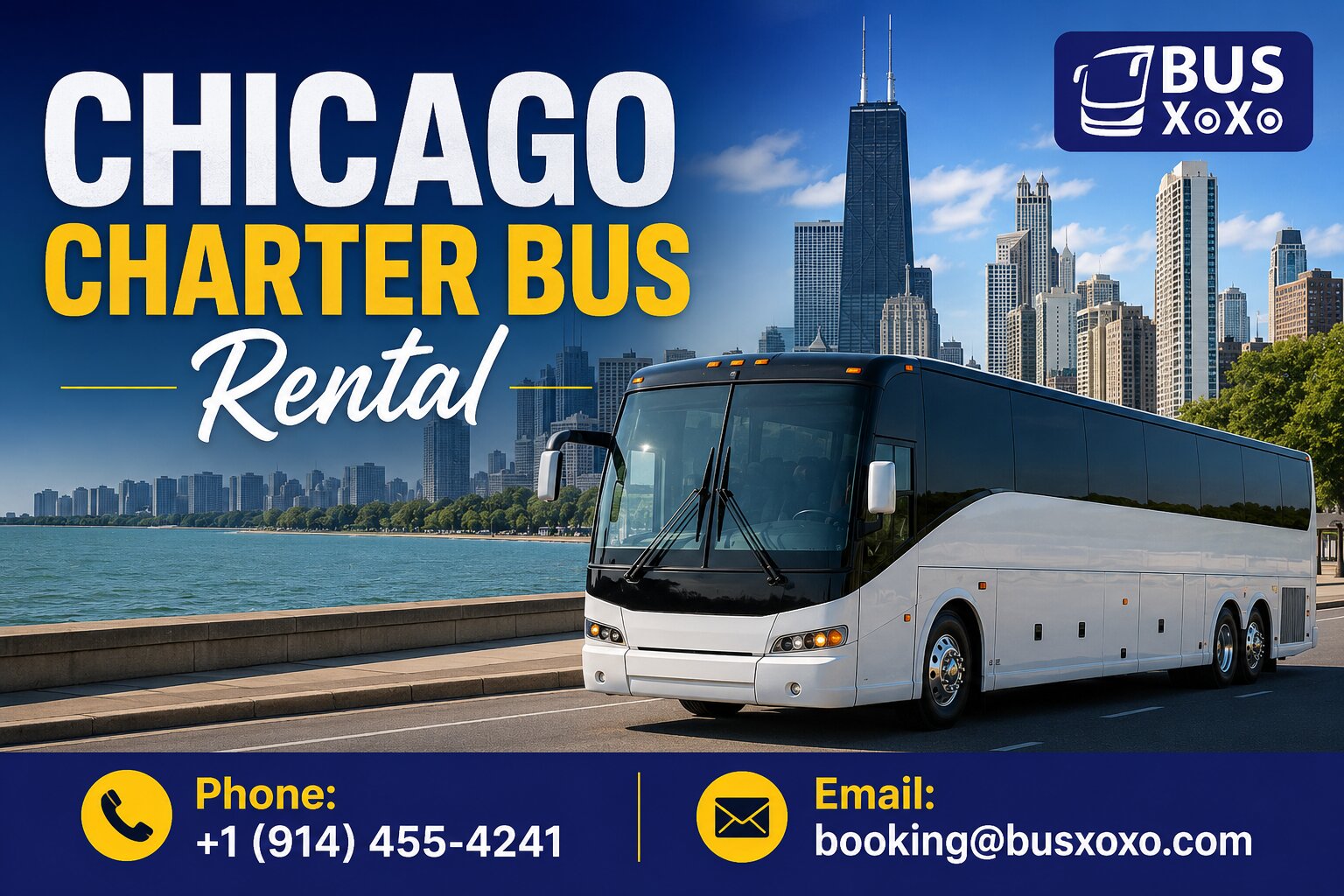  Chicago Charter Bus Rental – Comfortable Group Transportation for Every Trip