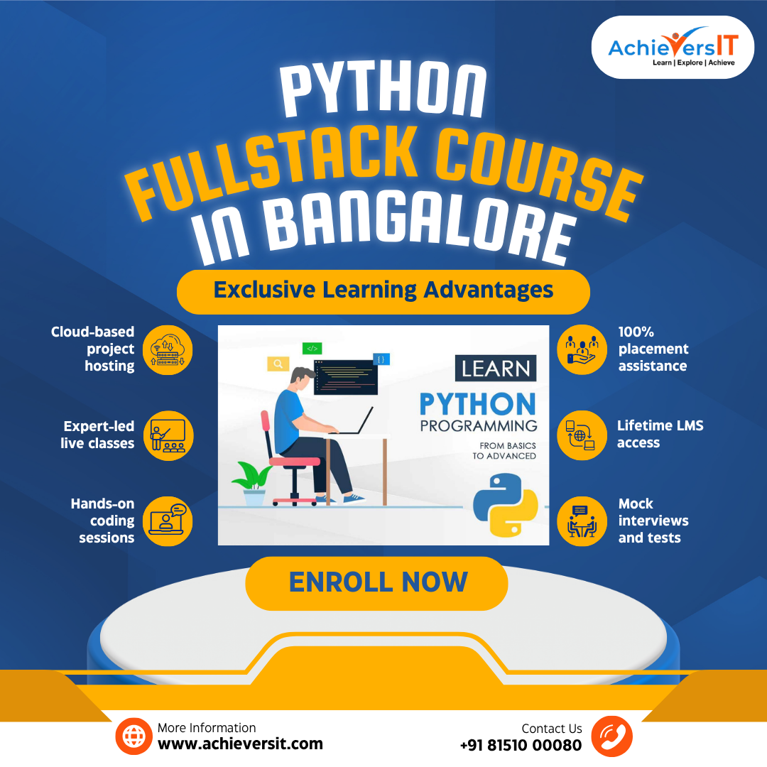  Python Course Training Institute in Bangalore - AchieversIT