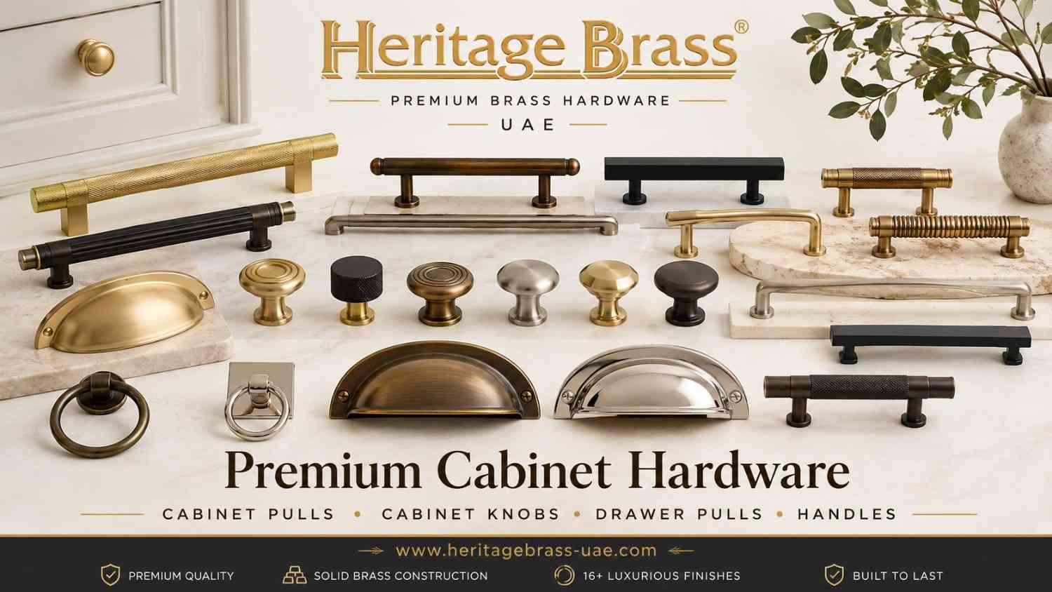  Upgrade Your Cabinets with Heritage Brass UAE