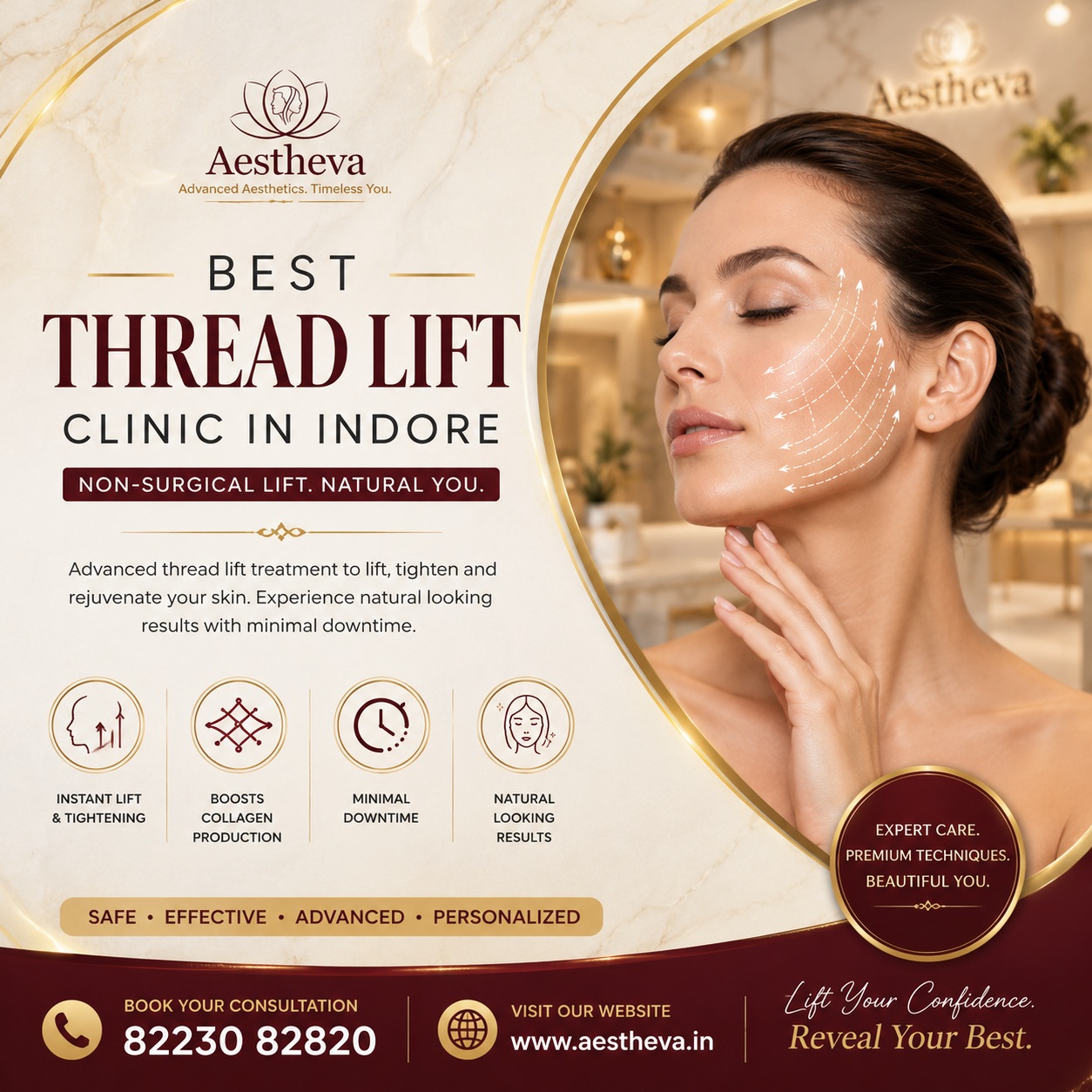  Best Thread Lift Clinic in Indore - Aestheva