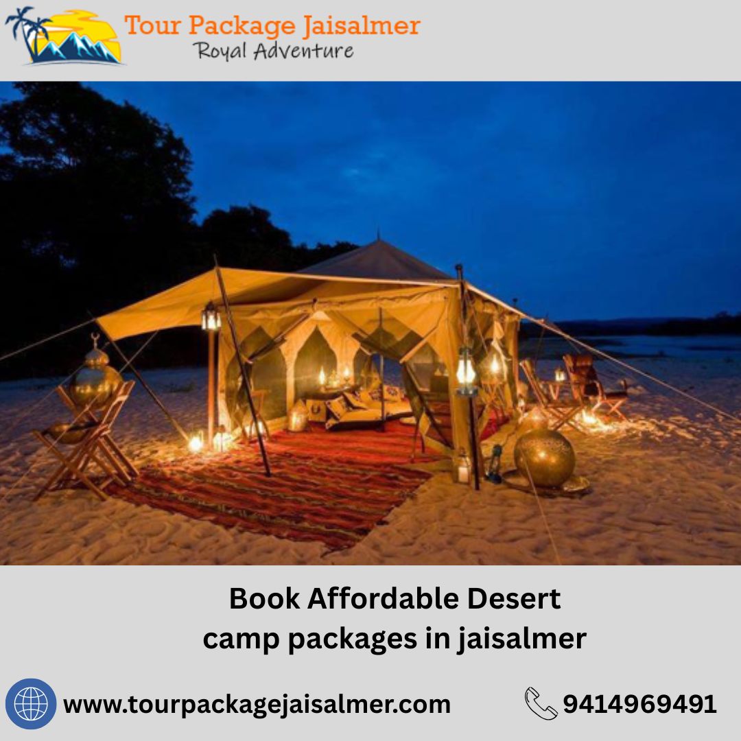  Book Affordable Desert camp packages in jaisalmer
