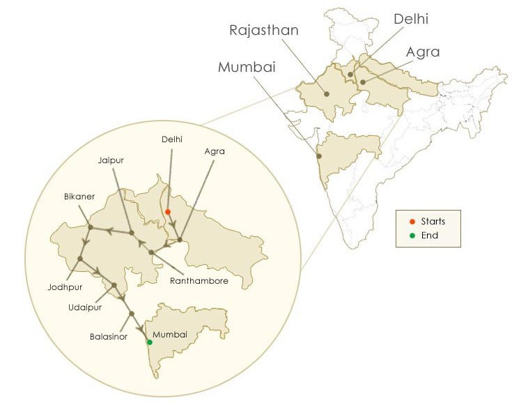 Maharaja Express Ticket Price & Route Map | Book India's Luxury Train
