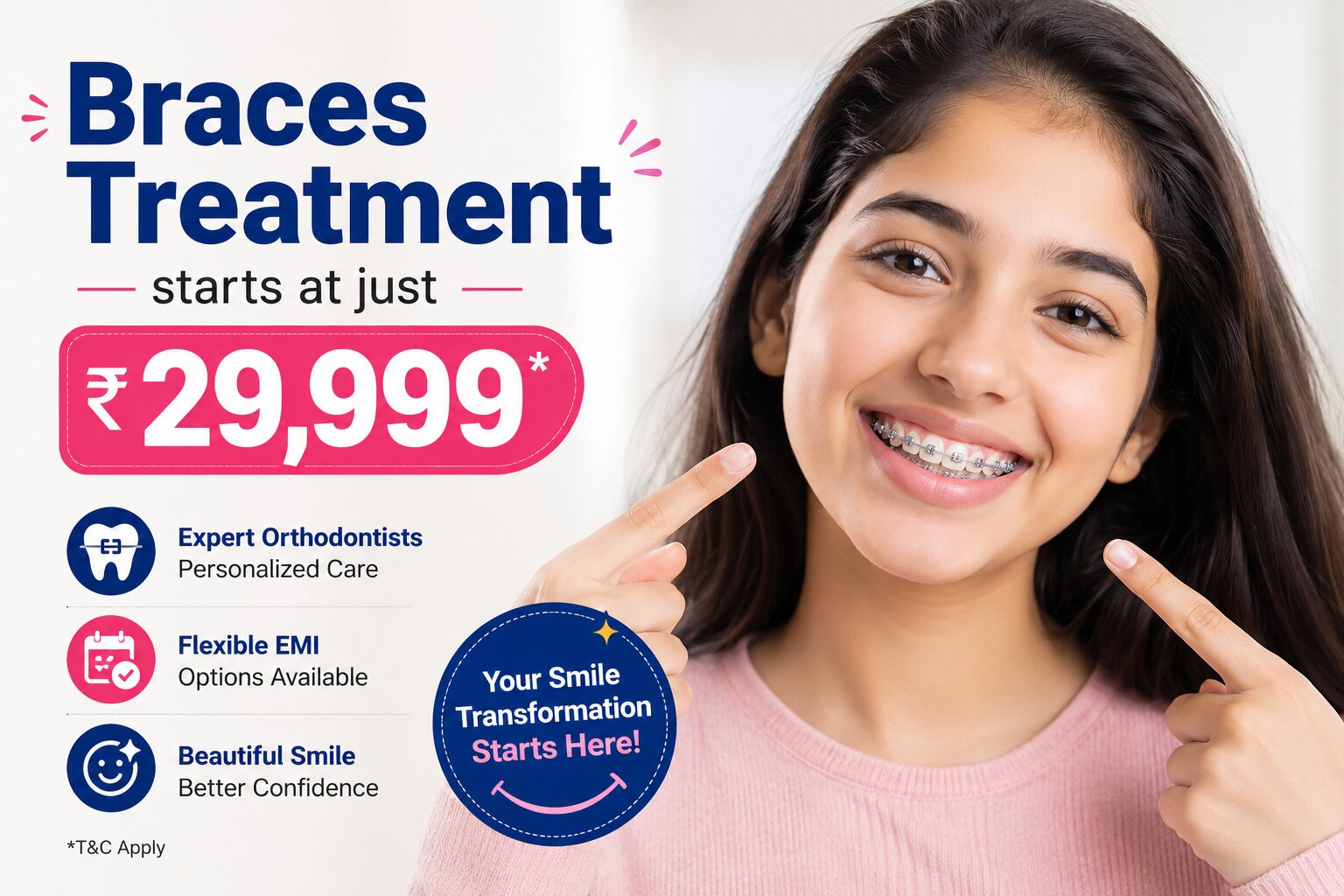  Orthodontist Near Me | Braces Starting at ₹29,999 | EMI Available