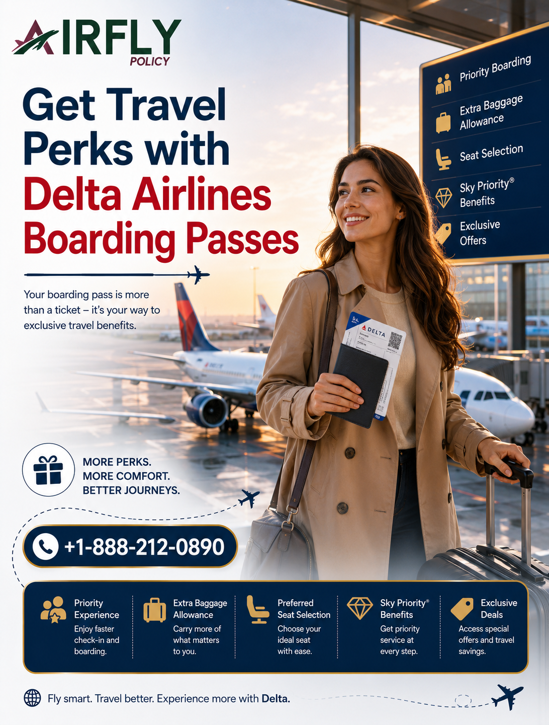  Get Travel Perks with Delta Airlines Boarding Passes