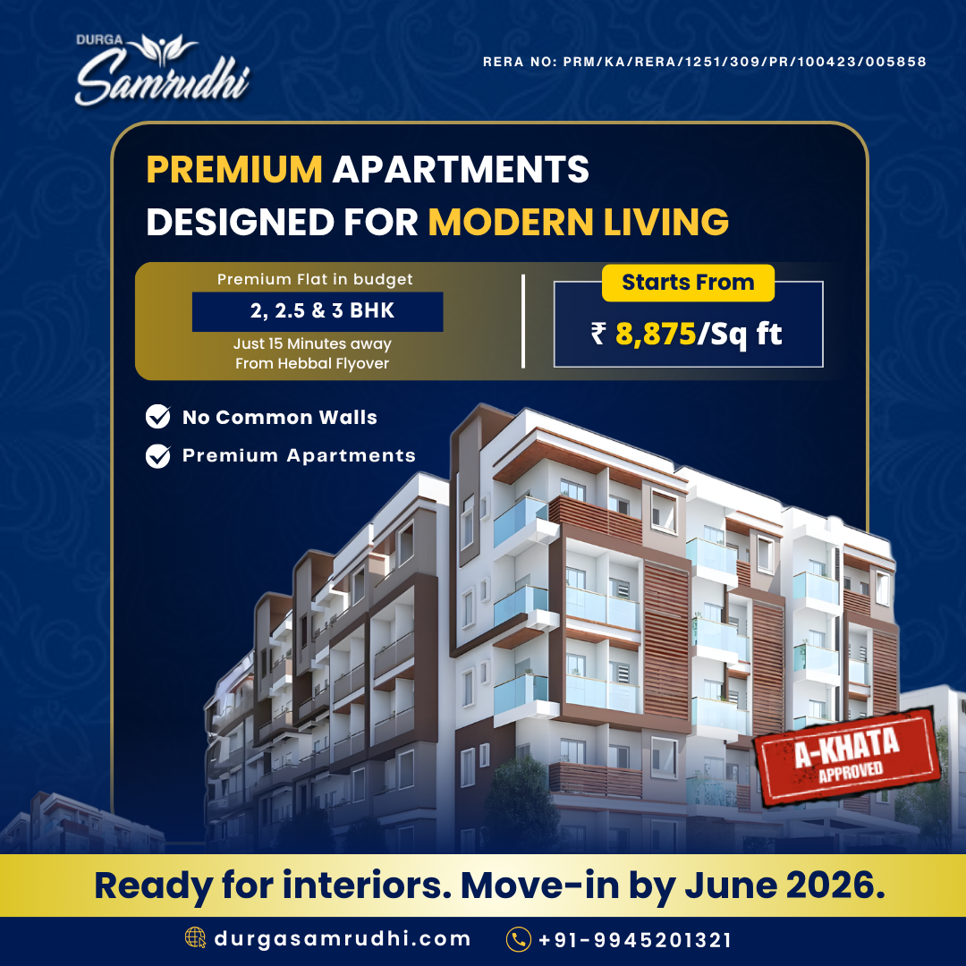  Own Your Dream Home with Flats for Sale in Jalahalli