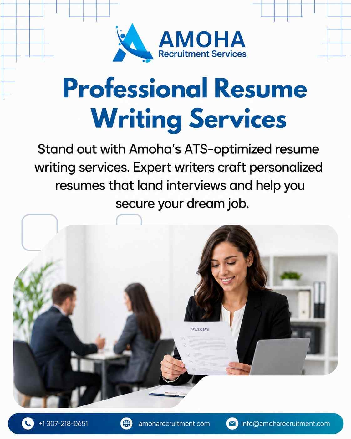  Why Choose Amoha’s Resume Writing Services?