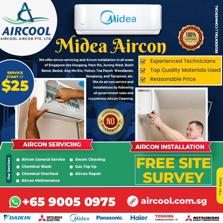  Midea Aircon singapore