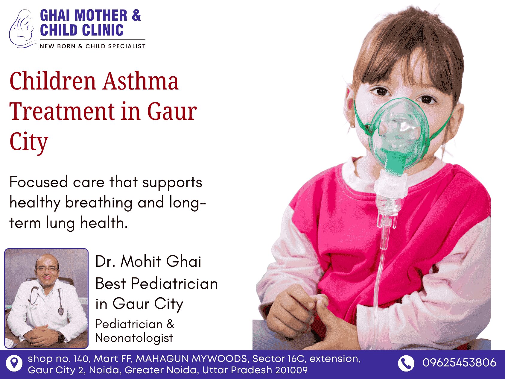  Children asthma treatment in gaur city | Dr Mohit Ghai