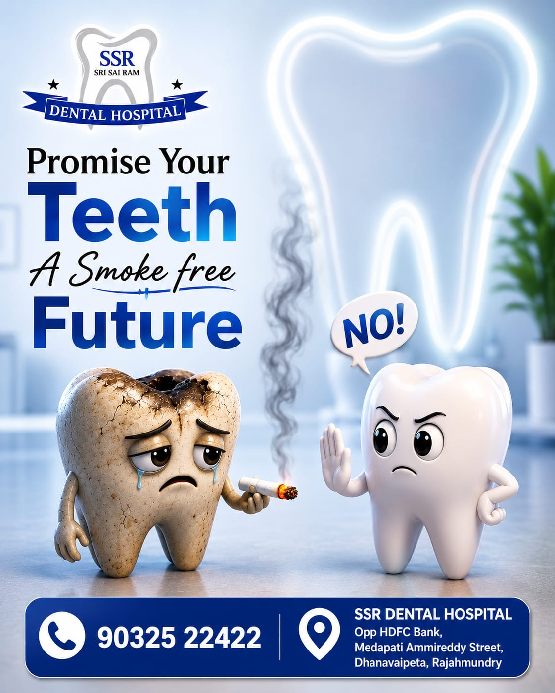  Say No to Smoking – Protect Your Teeth and Oral Health | SSR Dental Hospital Best Dental Hospital In Rajahmundry