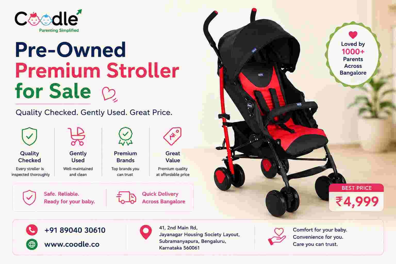  Pre-Owned Premium Stroller for Sale
