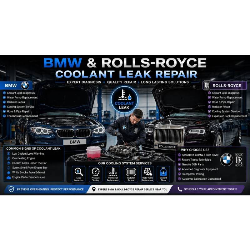  BMW & Rolls-Royce Coolant Leak Guide | Repair Costs & Expert Fixes – BimmerFix