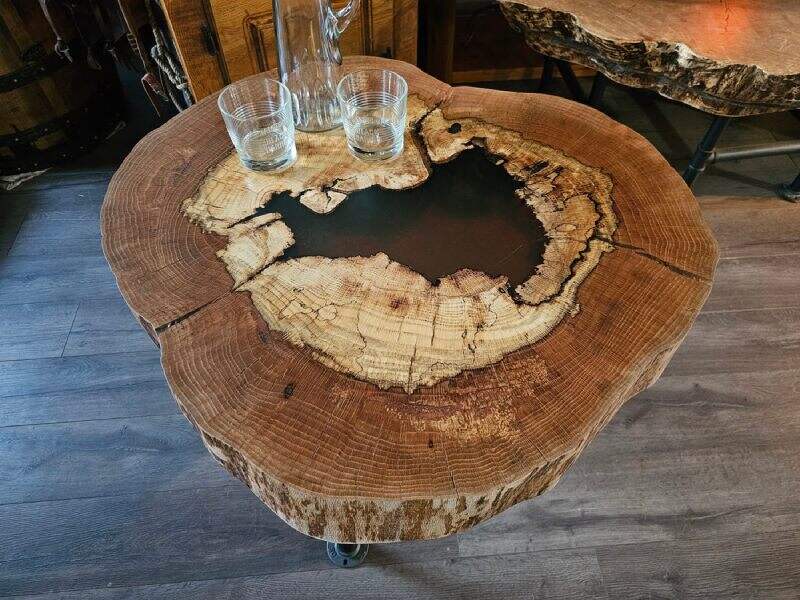  Conference Tables | Live Edge & Epoxy River Tables – Empty Barrel