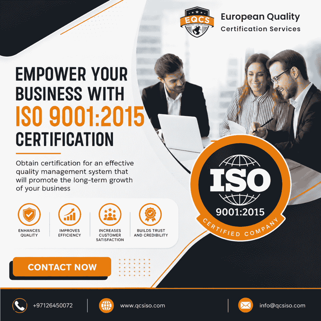  ISO 9001:2015 certification in Dubai - Accredited Certification