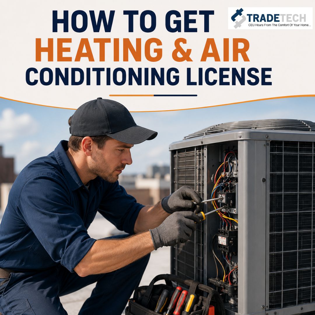  How to get heating and air conditioning license