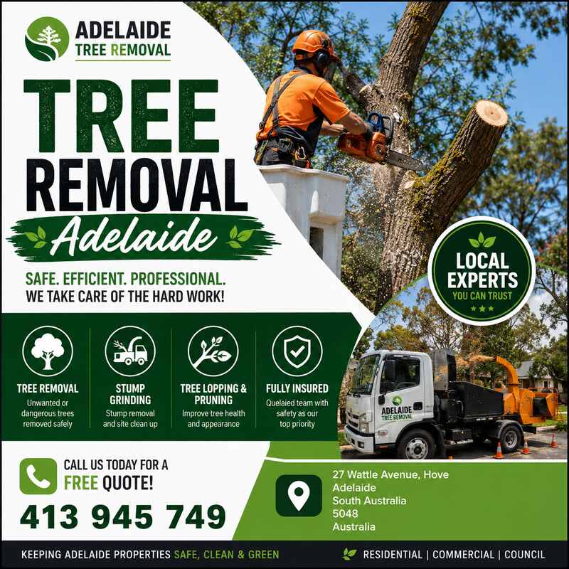 Reliable Tree Removal Adelaide for Safe and Tidy Properties