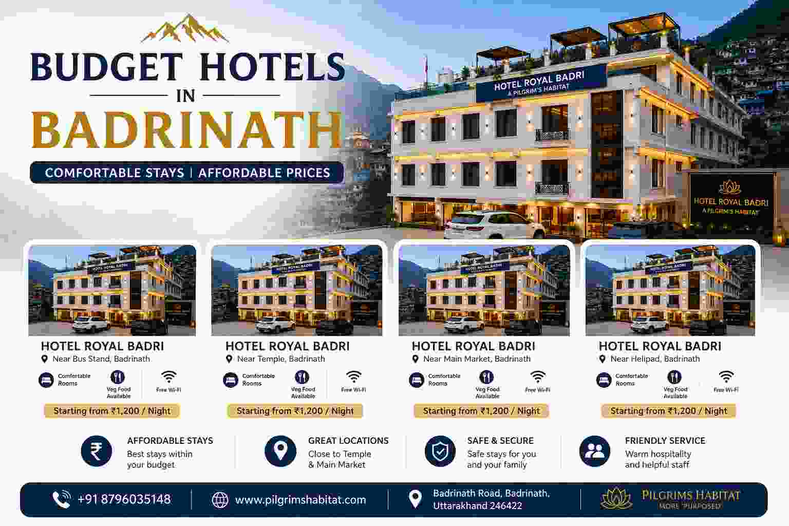  Budget Hotels in Badrinath