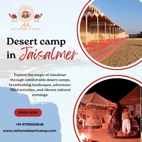  Best Desert Camp in Jaisalmer with Camel Safari & Cultural Show