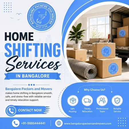  Home Shifting Services in Bangalore