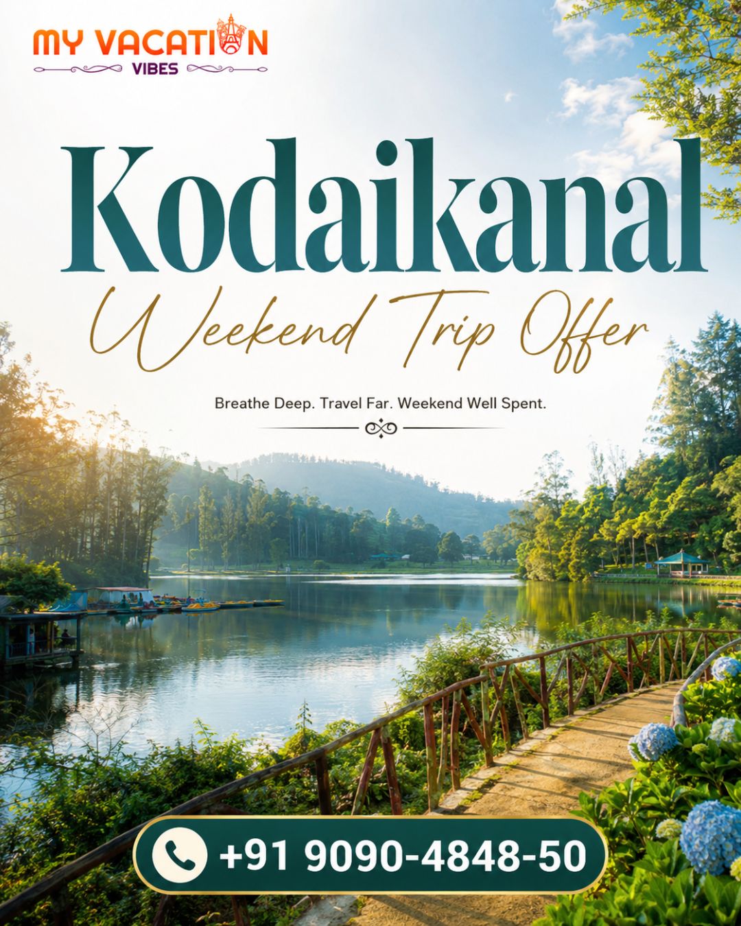  Kodaikanal Weekend Trip Offer +91 9090-4848-50