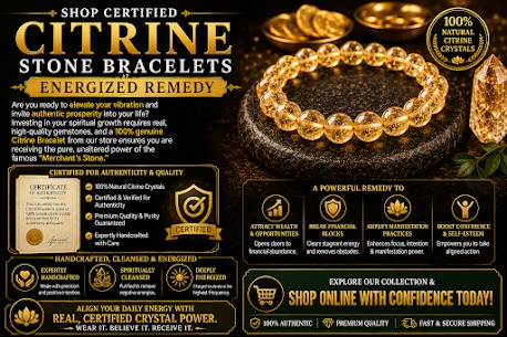  Authentic Citrine Stone Bracelets for Wealth & Success