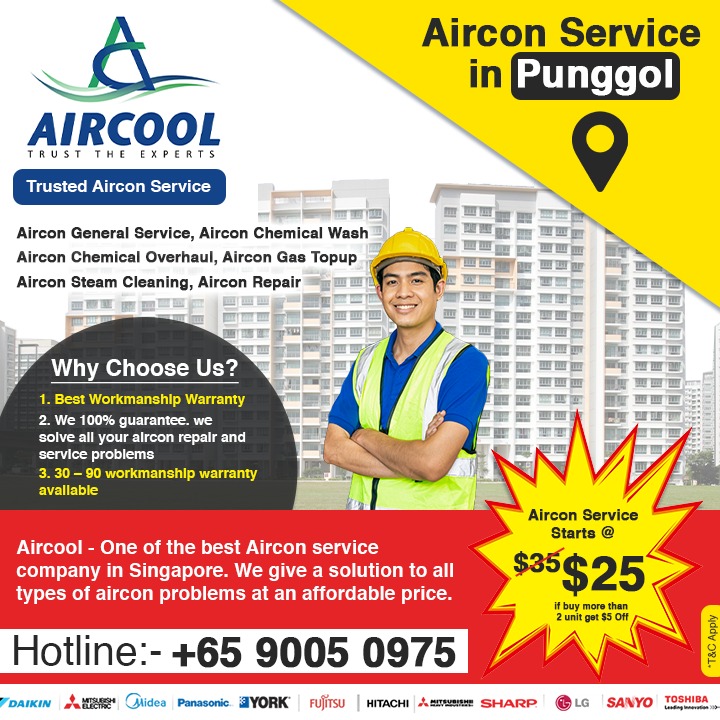  Aircon service in Punggol