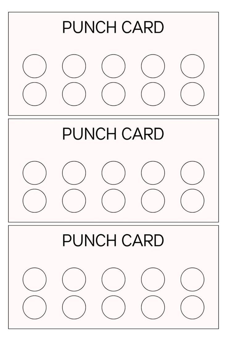  Punch Card