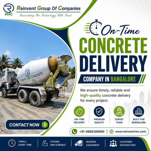  On-Time Concrete Delivery Company in Bangalore