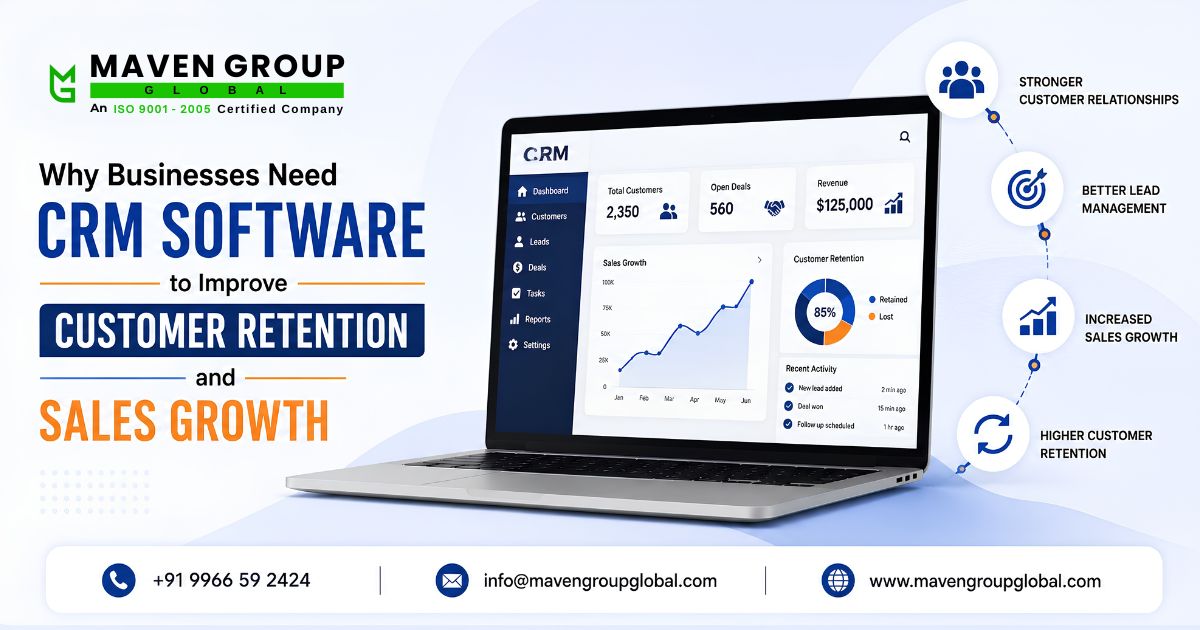  Why Businesses Need CRM Software to Improve Customer Retention and Sales Growth