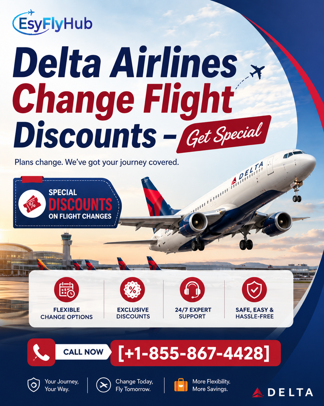  Delta Airlines Change Flight Discounts – Get Special