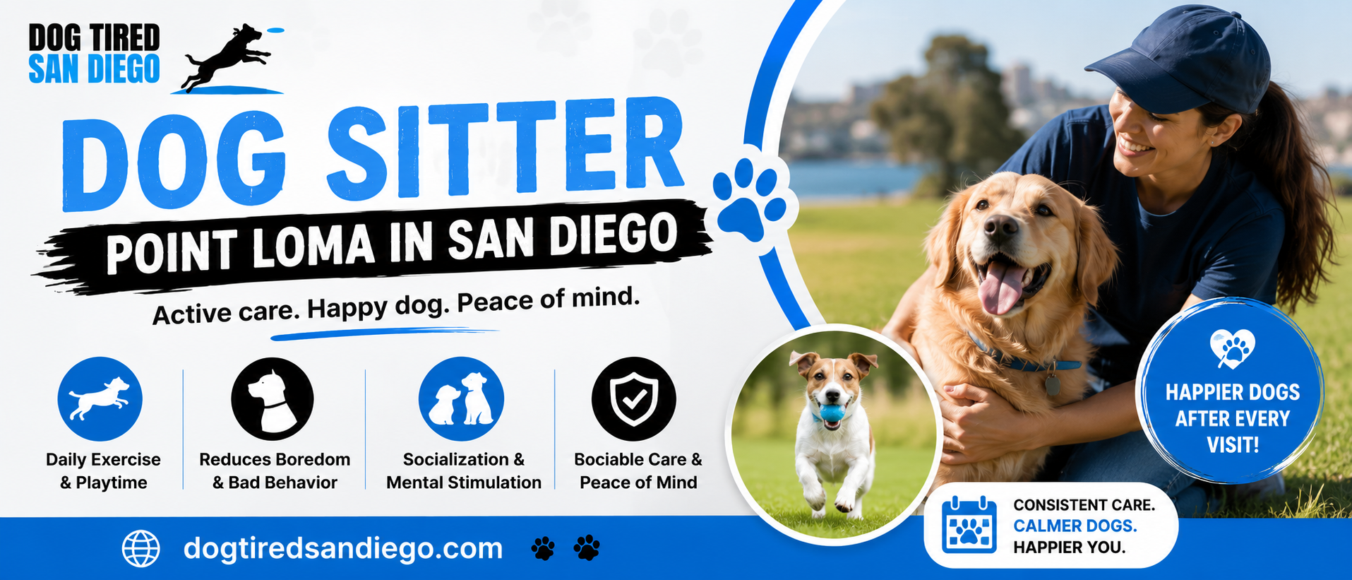  Dog Sitter Point Loma in San Diego for Active Dogs