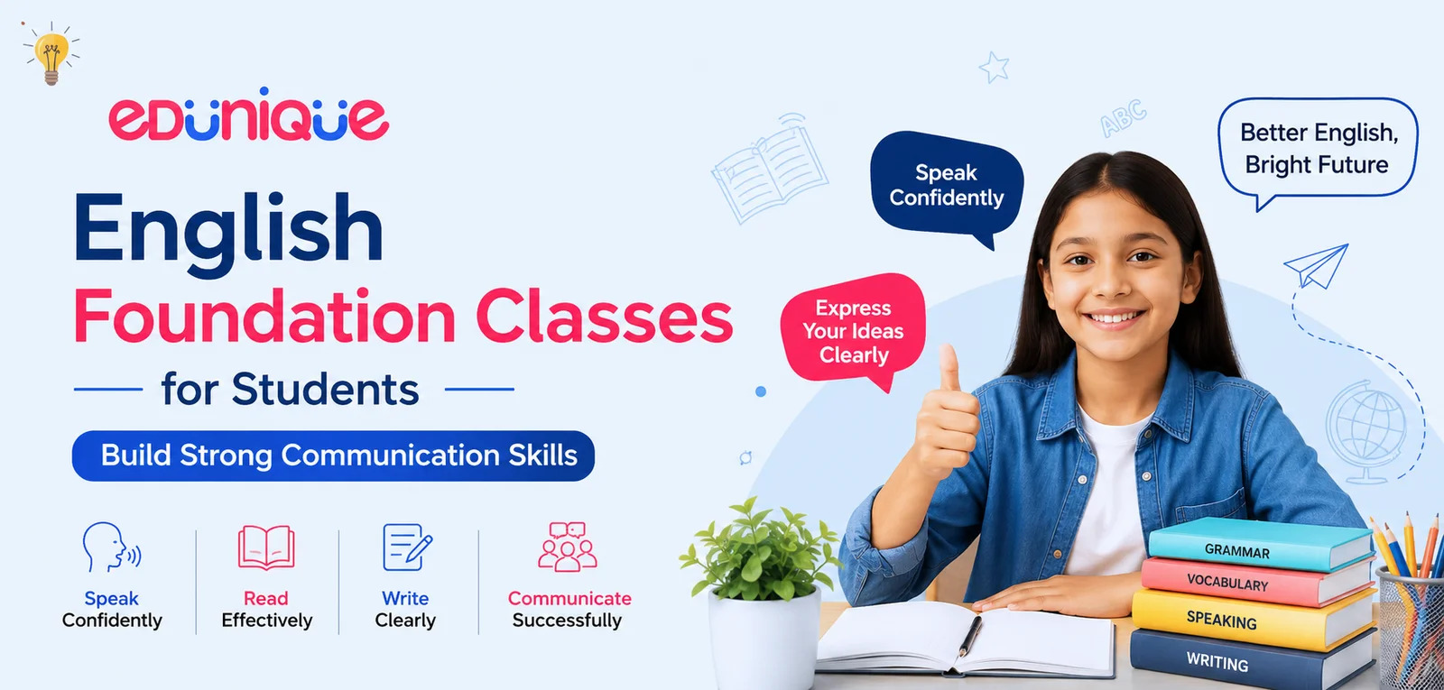  English Foundation Classes for Students | EduNique