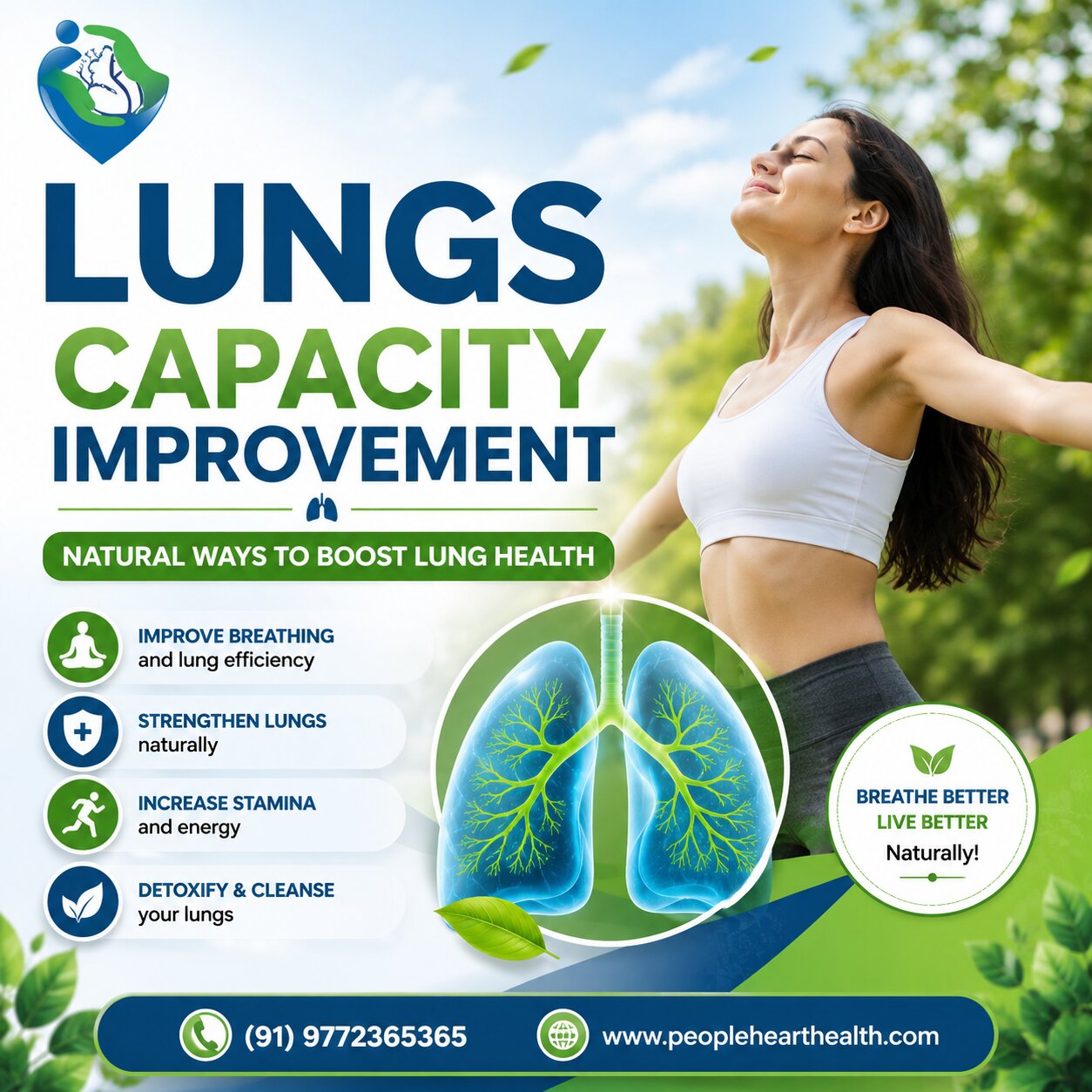  Lungs Capacity Improvement | Natural Ways to Boost Lung Health