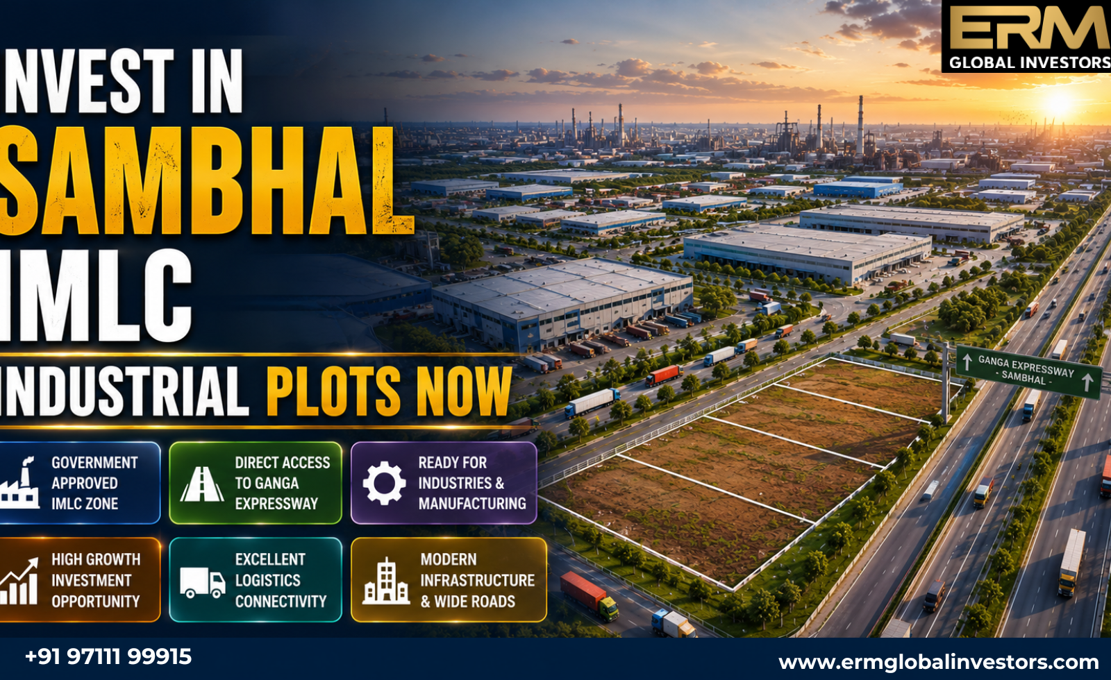  Invest in Sambhal IMLC Industrial Plots Now