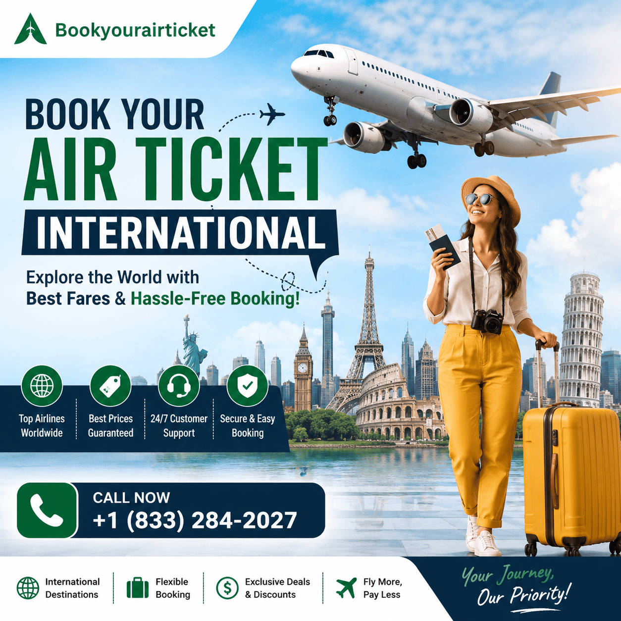  Book your air ticket international