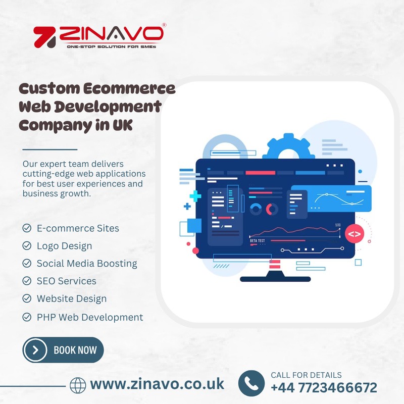  Custom Ecommerce Web Development Company in UK | Zinavo