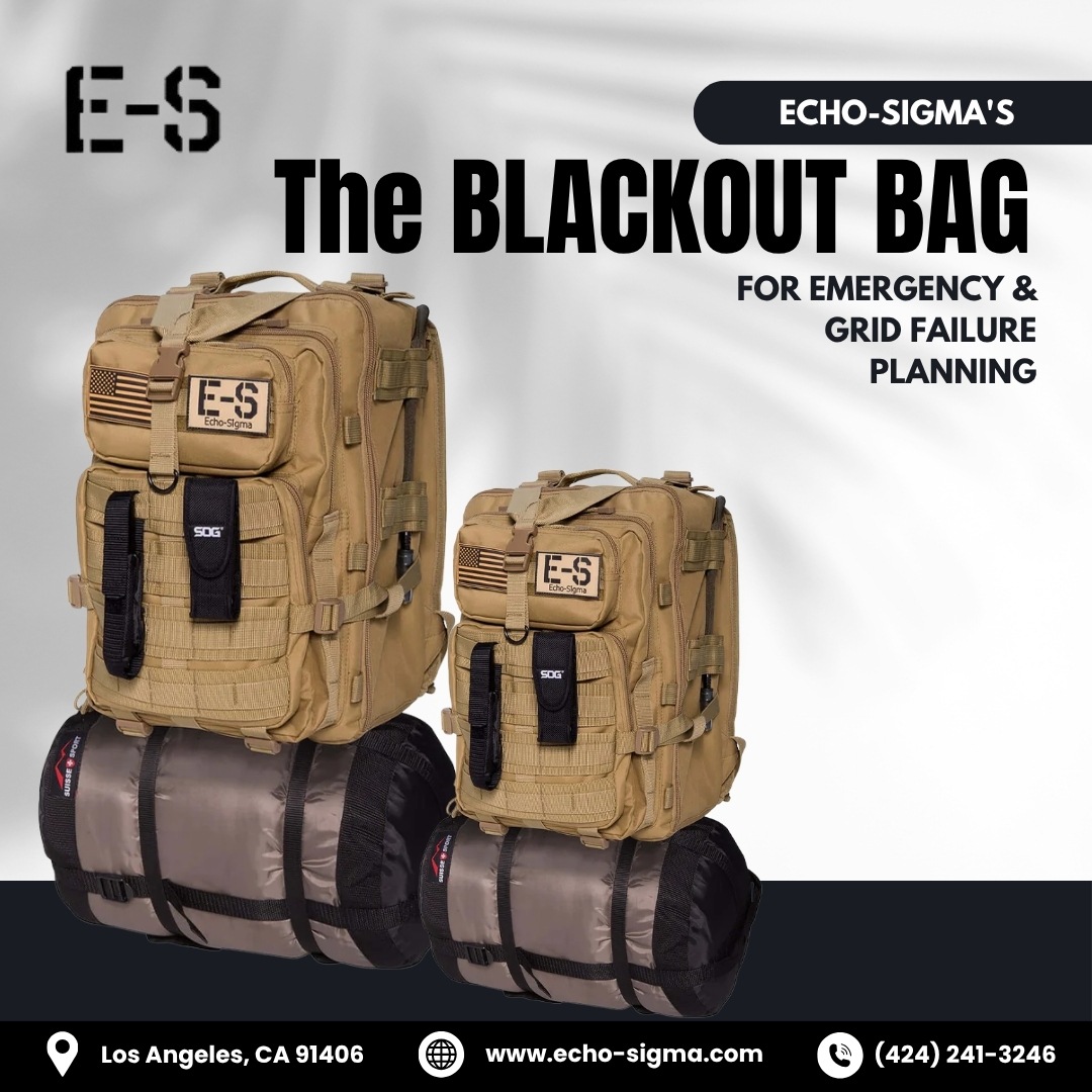  Echo-Sigma's The BLACKOUT BAG for Emergency & Grid Failure Planning