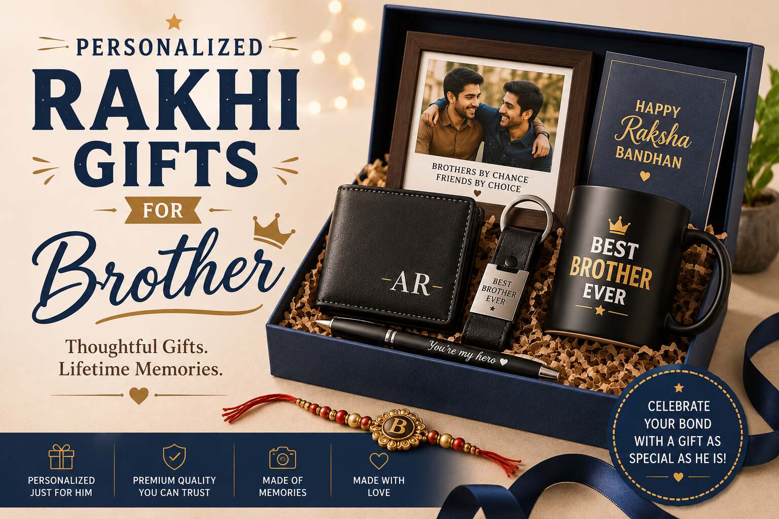  Personalized Rakhi Gifts for Every Brother