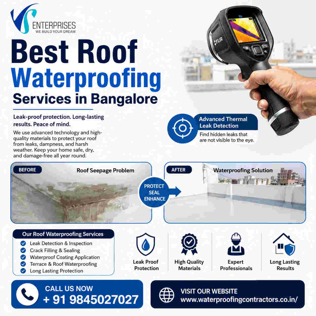  Best Roof waterproofing services in Bangalore
