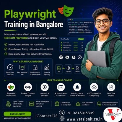  Get Job-Ready with Professional Playwright Training in Bangalore
