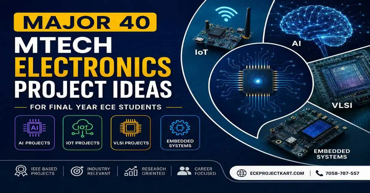  Top M.Tech Projects for Electronics Engineering (ECE) Students with IEEE Concepts