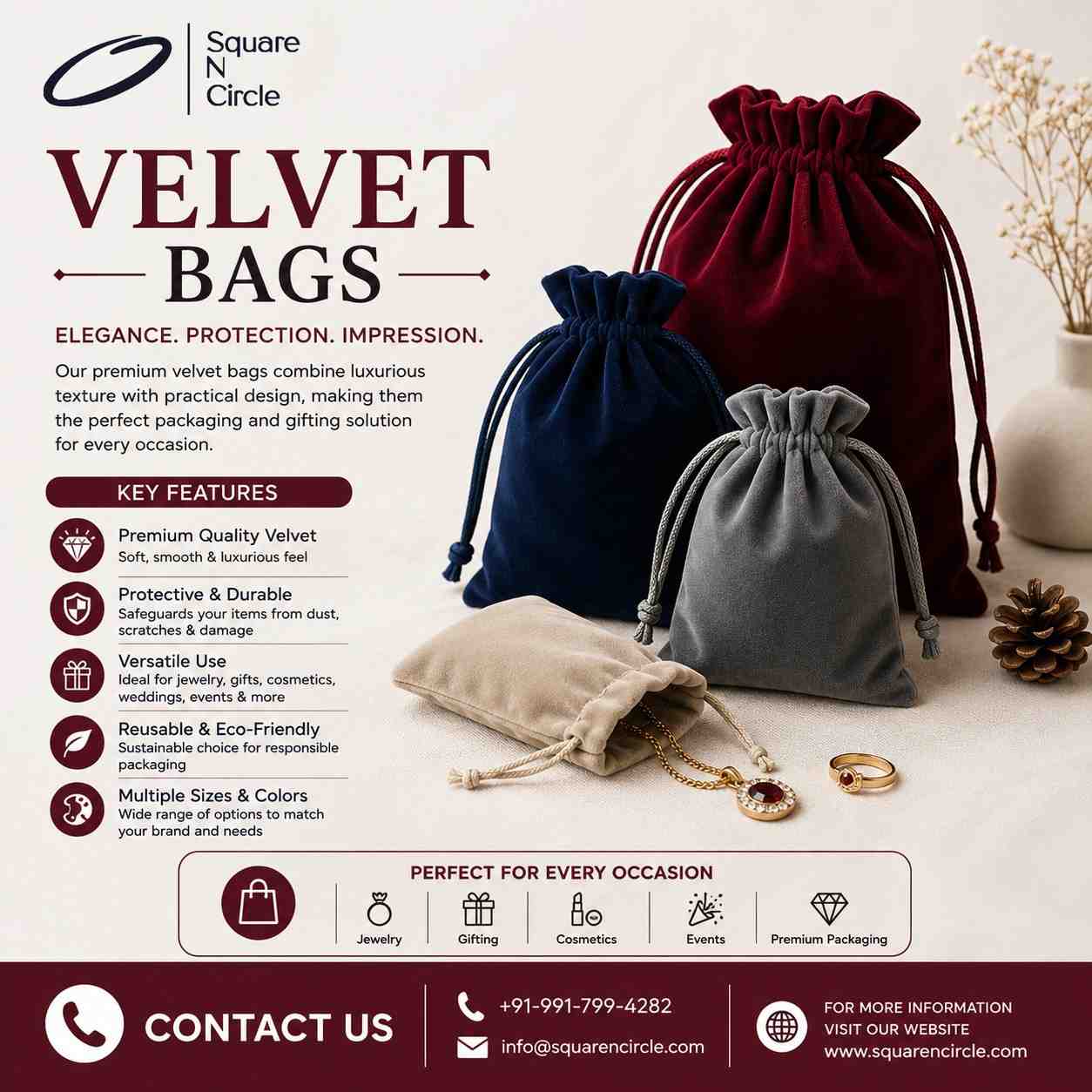  Premium Velvet Bags for Bulk Buyers
