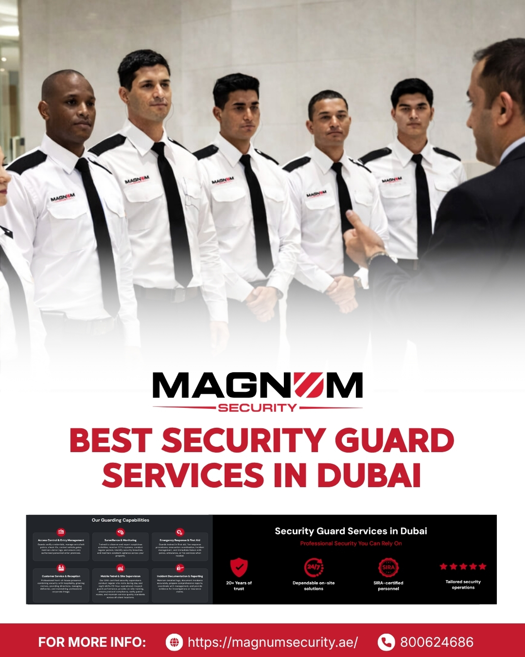  Trusted Security Guard Company in Dubai | Magnum Security