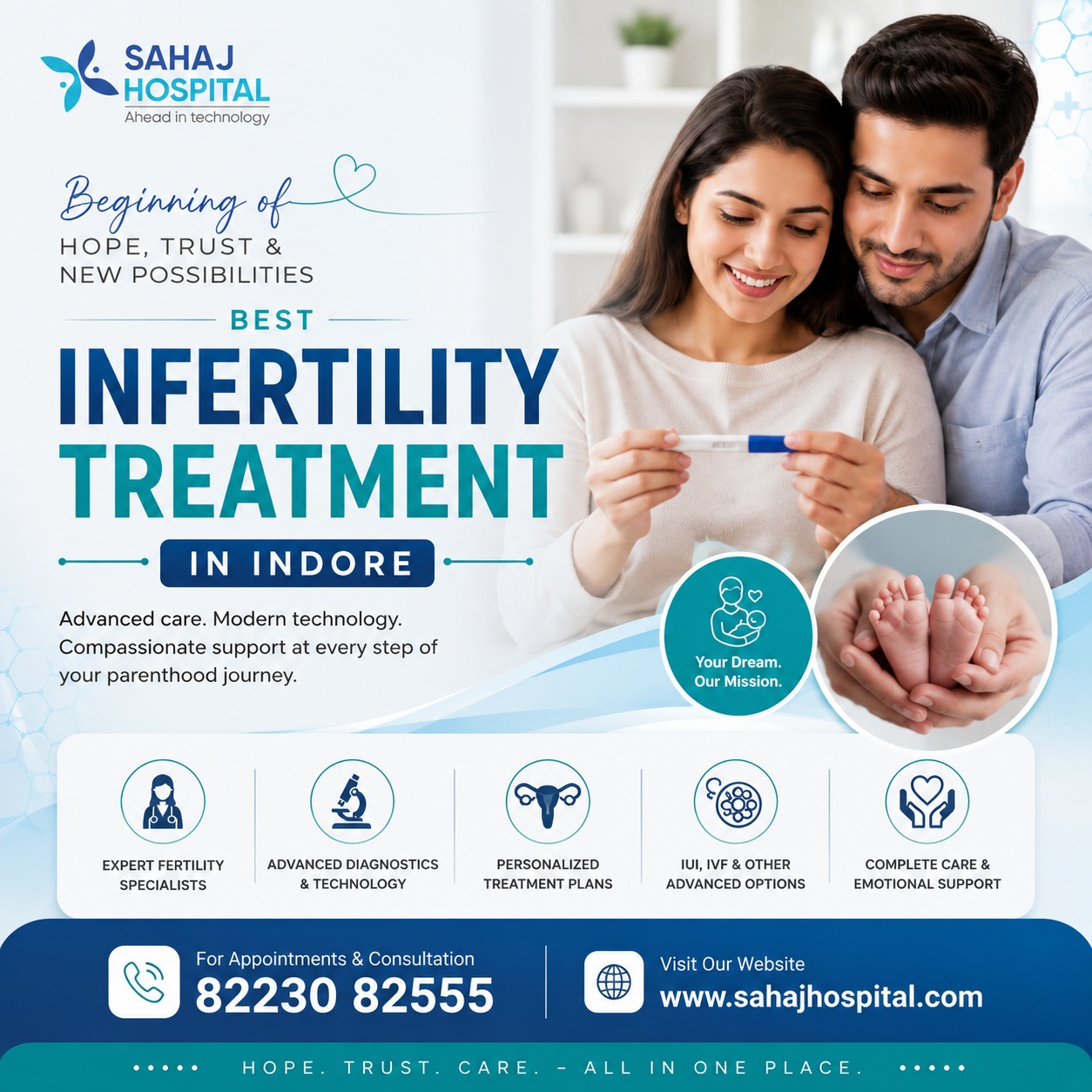  Best Infertility Treatment in Indore - Sahaj Hospital