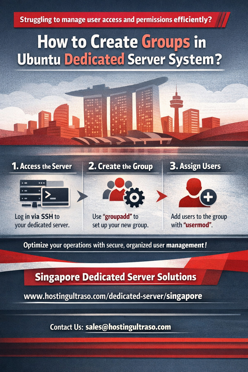  How to Create Groups in the Ubuntu Dedicated Server System?