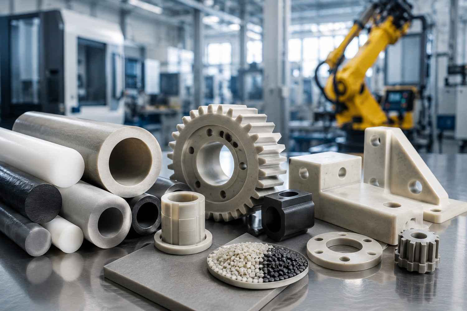  PTFE Glass-Filled Rods for Industrial Applications
