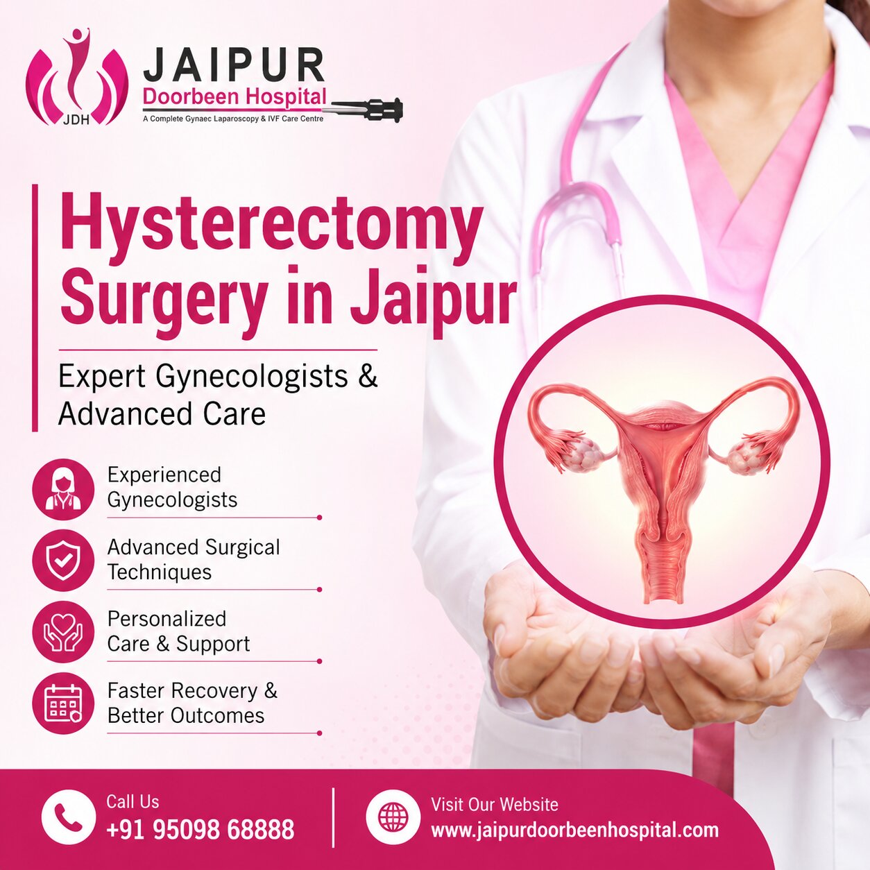  Hysterectomy Surgery in Jaipur | Expert Gynecologists & Advanced Care